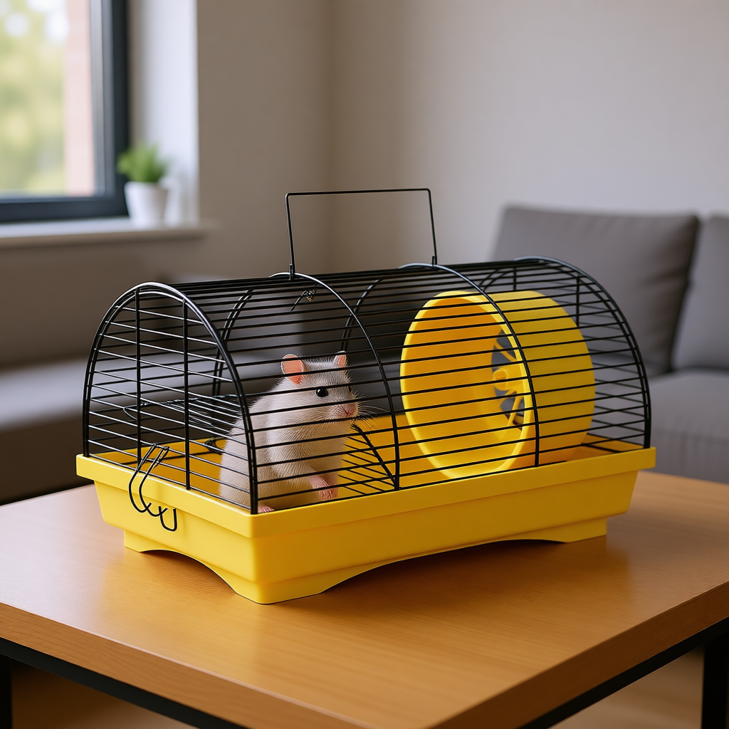 Клітка для хом'яка "Бунгало1" 330х230х200 мм беж