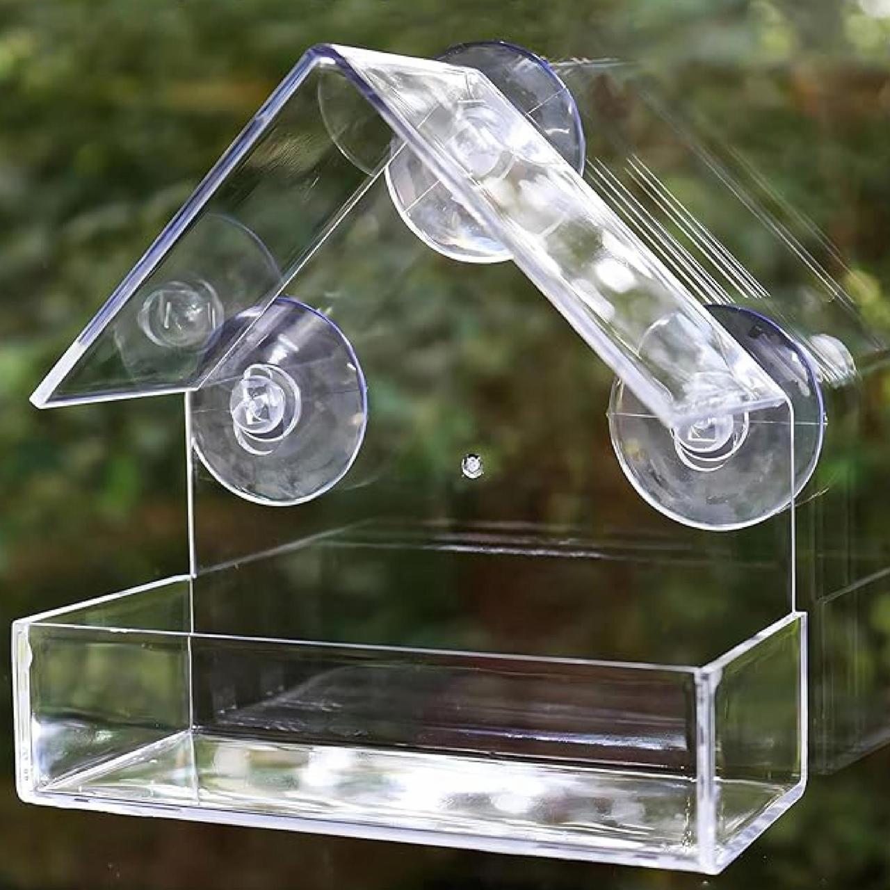 Годівниця для птахів на віконне скло, фото 1