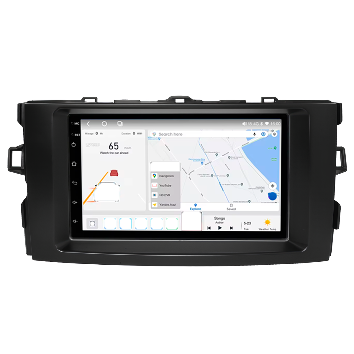 Універсальна магнітола Mekede MS 7' для Toyota Auris (2006-2012), фото 1