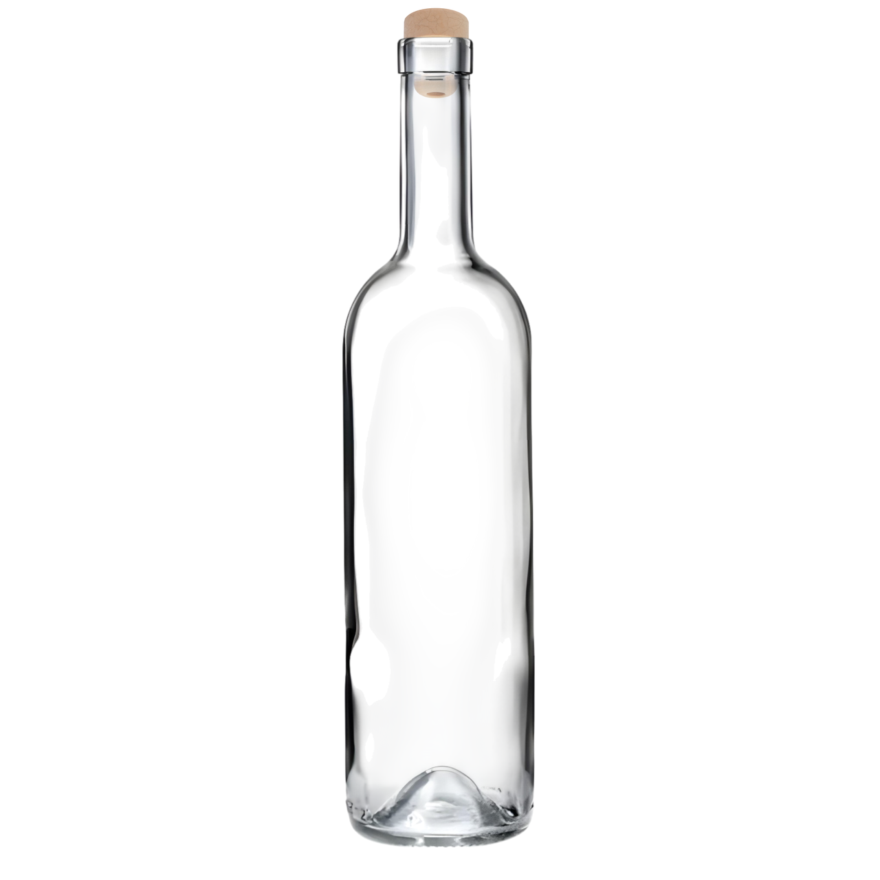 Пляшка для Вина 750 мл (скло) прозора 8 шт, фото 1