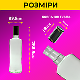 Пляшка для міцних напоїв 0.7 л (скло) Гуала 4 шт, фото 2