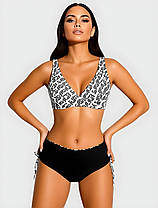 ОПТ Купальник з м'якою чашкою, з'ємний поролон Z.Five 55629 чорний 42-50 на 46 48 50 52 54 розмір, фото 3