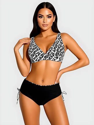 ОПТ Купальник з м'якою чашкою, з'ємний поролон Z.Five 55629 чорний 42-50 на 46 48 50 52 54 розмір, фото 1