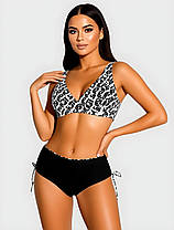 ОПТ Купальник з м'якою чашкою, з'ємний поролон Z.Five 55629 чорний 42-50 на 46 48 50 52 54 розмір, фото 4