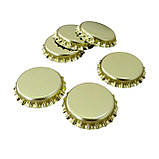 Кронен-пробка для пивних пляшок, золота 50 ШТ, фото 2