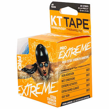 Кінезіо тейп нарізаний для обличчя та тіла Kinesio tape KTTP EXTREME FI-3627 Різні кольори