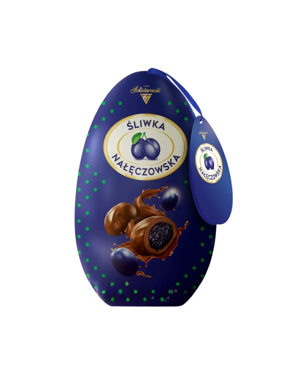 Цукерки Слива в шоколаді (металева банка) 12шт*150г TM Colian, фото 1