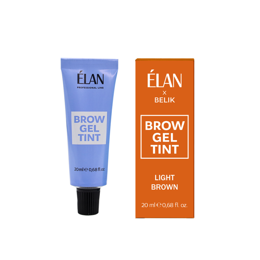 Гель-фарба для брів ELAN | Brow Gel Tint | Light Brown (Світло-коричневий) | 20 мл