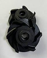 Крильчатка водяного насоса МТЗ (Д-240) 240-1307074-Б (нового зразку, на вал з лискою, ПЛАСТИК)
