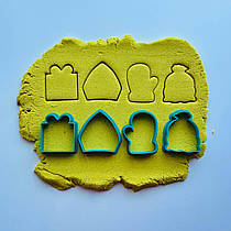 3D-формочки-вирубки для пряників "Набір міні 36 - Святий Миколай"