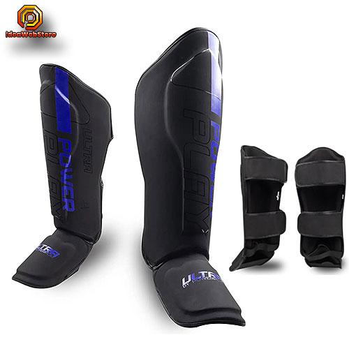 Захист гомілки і стопи PowerPlay 3052 Чорно-Синій L, фото 1