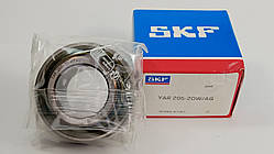 Підшипник YAR-205-2DW-AG SKF розміри: 25*52*34,1 закріплювальний типу UC