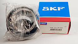 Підшипник YAR211-2F-AG SKF розміри: 55*100*55,6 закріплювальний типу UC