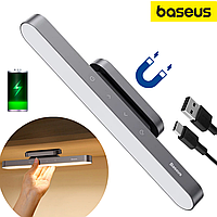 Лампа светильник аккумуляторный беспроводной настенный зарядка USB Type-C портативный фонарь ночник Baseus 4.5W 1800 mAh