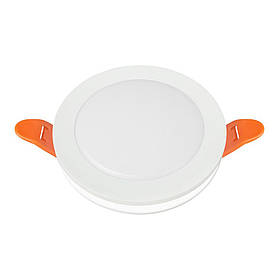 Світлодіодний світильник врізний PAULA-18 3CCT круглий. біл. Код.59654