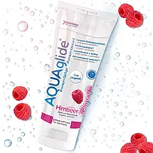 Оральний лубрикант з приємним ароматом малини на водній основі AQUAglide Raspberry, 100 мл