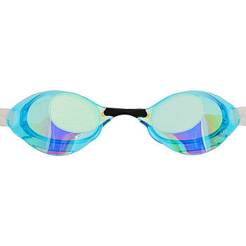 Окуляри для плавання стартові райдужні лінзи YINGFA Y-N1AF-V Синій