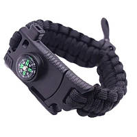 Браслет виживання WDK-1 паракорд (5 в 1) 28,5 см в асорт.