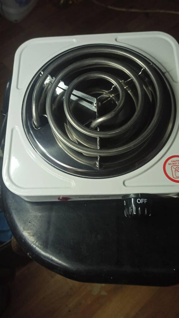 Плита електрична настільна двоконфоркова спіральна Crownberg CB 3744 2000 Вт iC227 - фото покупців 1