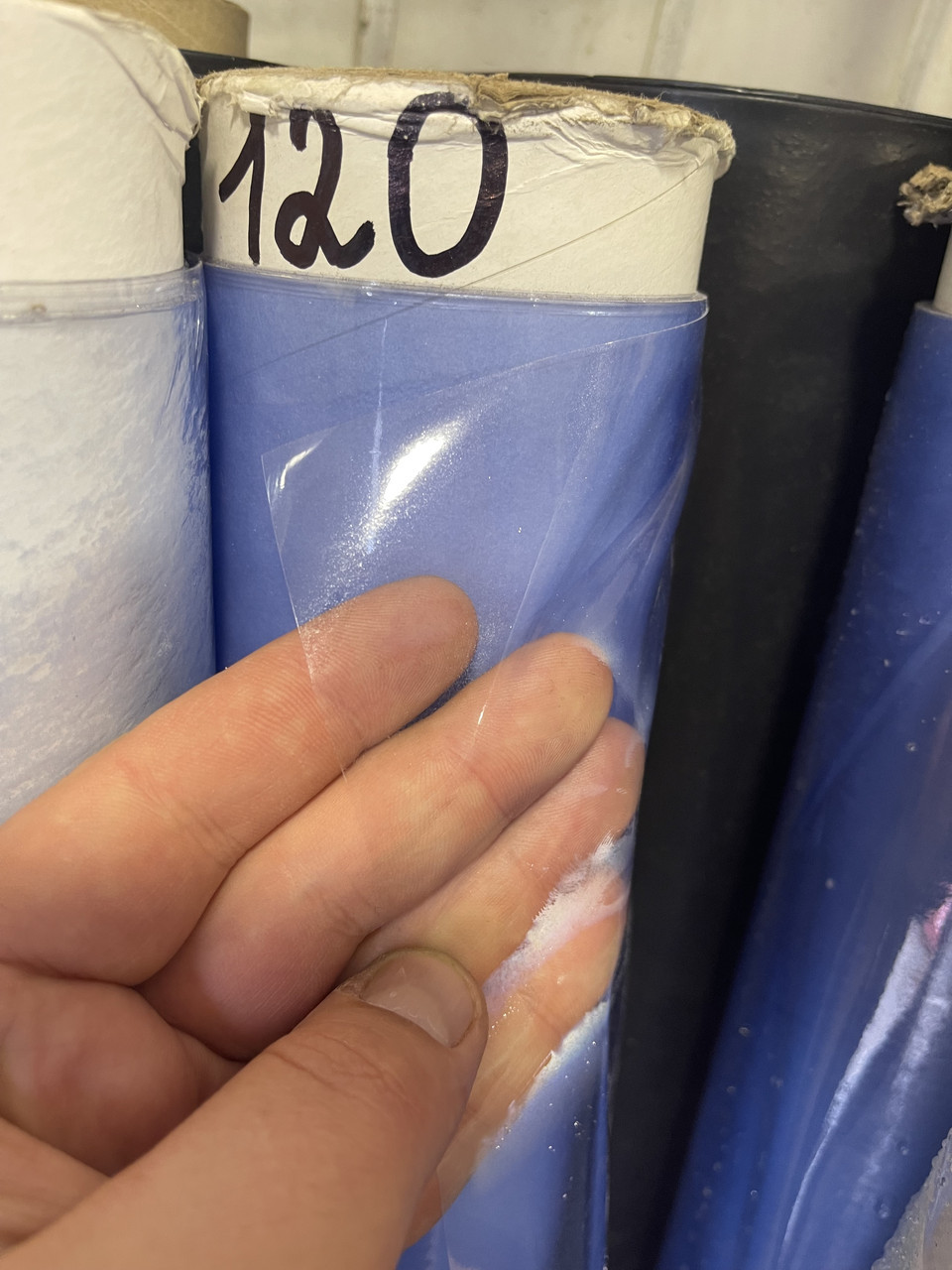 Плівка ПВХ Crystal 1.50 м*120 мкр Прозора Еластична силіконова плівка для вікон М'яке скло на стіл