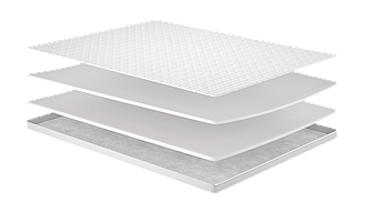 Матрац топпер Flip White/Вайт, Розмір матрацу (ШхД) 70x190