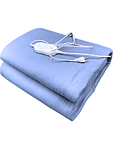 Електропростирадло з підігрівом, двоспальне, двозонне | 190 Вт, 2 режими нагріву, гарантія 1 рік