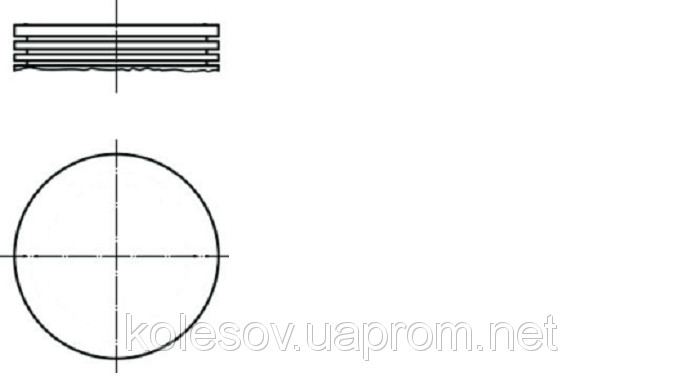 Поршні FORD Sierra 1.6 OHC Ek. д.81,3мм