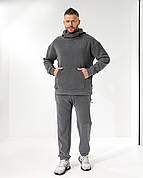 Теплий чоловічий костюм оверсайз кофта та штани