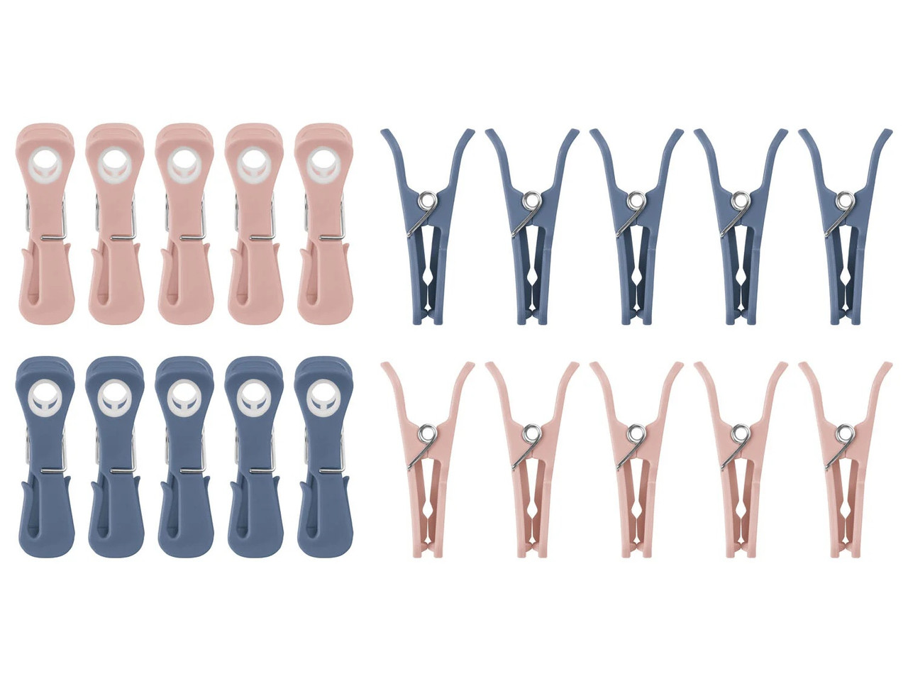 Міцні білизняні прищіпки 20 шт. AquaPur прищіпки для одягу універсальні, фото 1
