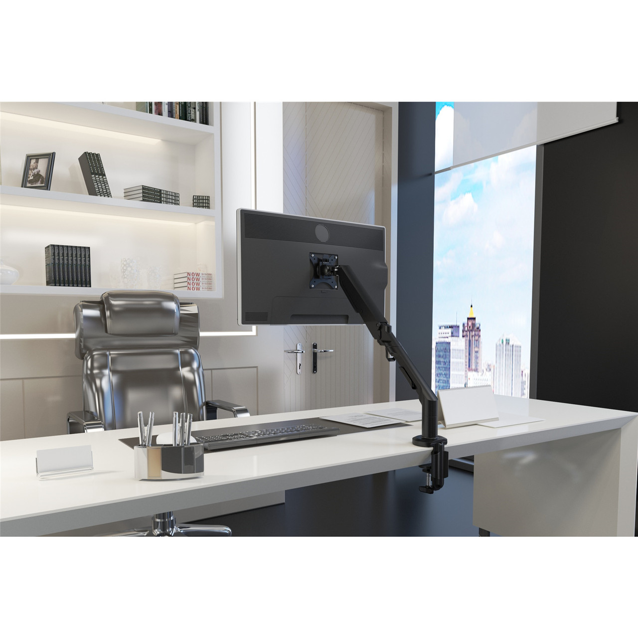 Настільне кріплення для монітору FlexiSpot MA8B Black, фото 1