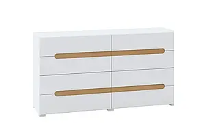 Комод 4Ш+4Ш Б"янко Білий  Світ меблів
