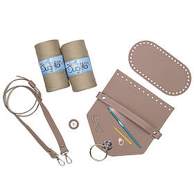 Подарунковий набір сумки МОНІК, колір Кавовий