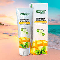 Зубна паста з бішофітом "Манго та м'ята", 75 мл, Bisheffect, органічна натуральна зубна паста