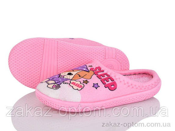Тапки дитячі зима (6 пар р.31-35) N2 pink, фото 1