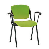 Офісний стілець для відвідувачів Era (Ера) arm chrome/black