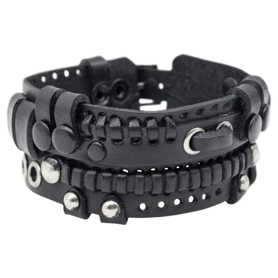 Браслет Стімпанк чорний (bsp-11), фото 1