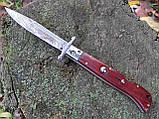 Ніж викидний стилет АКС 22,5см в дереві, фото 6