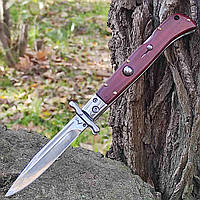 Ніж викидний стилет АКС 22,5см в дереві