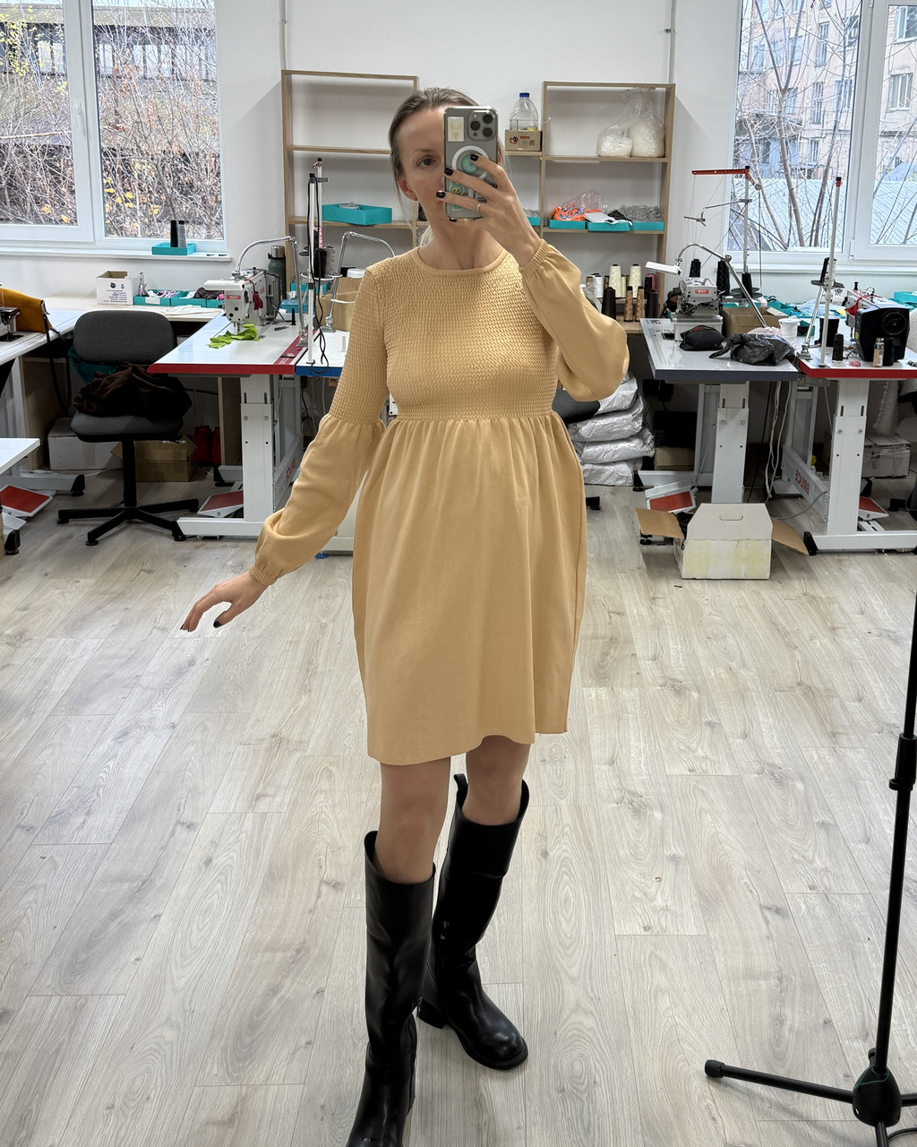 Жіноча сукня бежева, фото 1