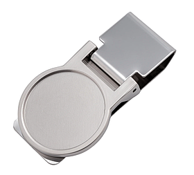 Притискач для грошей СК-0120 розмір 58мм нержавійка колір Нікель