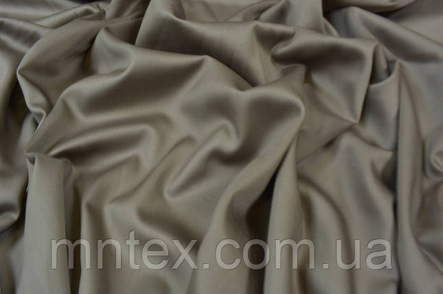 Сатин Гладкофарбований Какао, фото 1