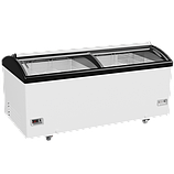 Морозильні скрині з гнутим склом