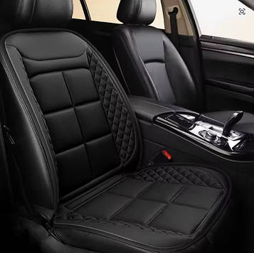 Накидка з підігрівом на переднє сидіння авто 12V / Зимовий чохол з підігрівом / Підігрів сидіння від прикурювача