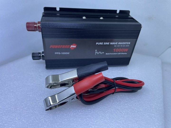 Перетворювач напруги NFA-1000 12V 220V 1000W чистий синус інвертор потужності для авто дому та енергозабезпечення, фото 1