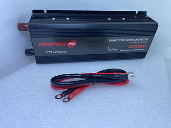 Перетворювач напруги NFA-2000 12V 220V 2000W чистий синус інвертор потужності для авто дому та енергозабезпечення