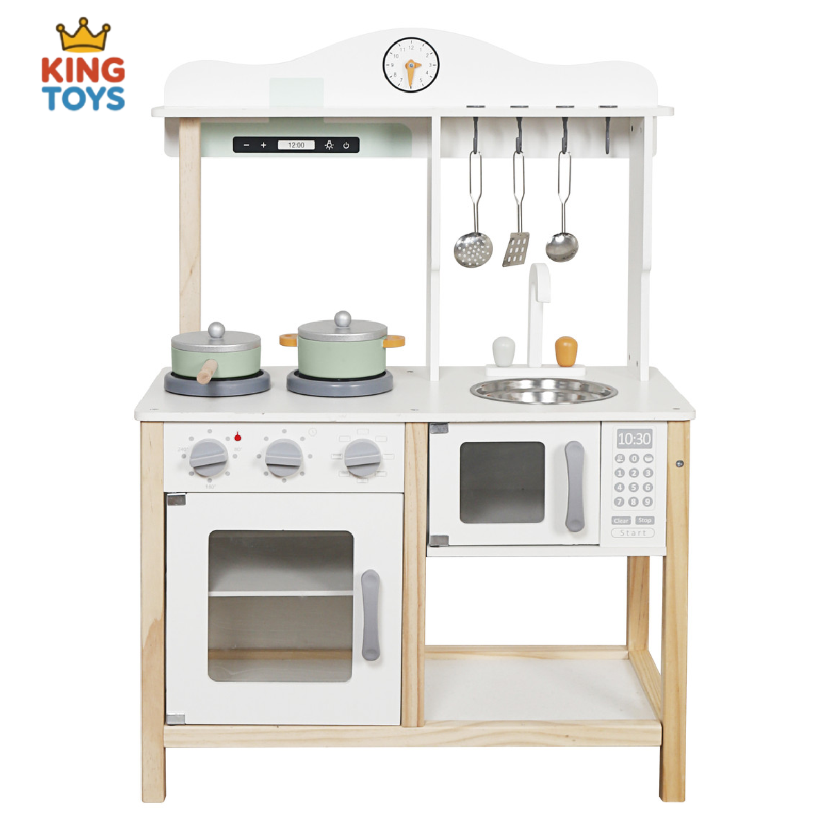 Дитяча дерев’яна кухня «Щасливий шеф» + аксесуари, фото 1