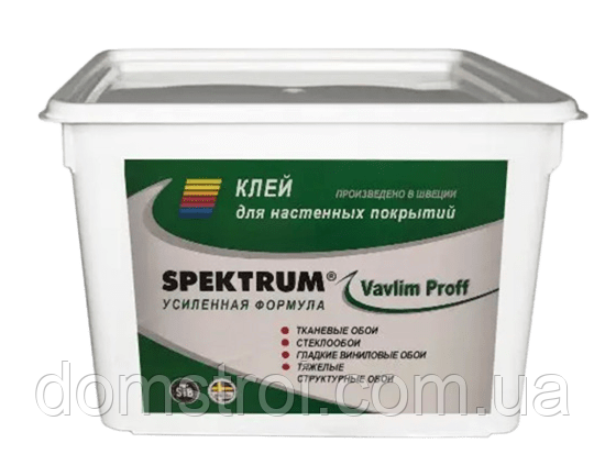 Клей для настінних покриттів SPEKTRUM Vavlim Proff (15 л)