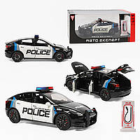 Машинка металева "АвтоЕксперт" Tesla model Y ,Тесла модел, світло звук відкриваються двері , 1:24