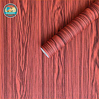 Самоклеюча плівка 0,45х10м х 0,07мм Коричневе дерево SW-00000810