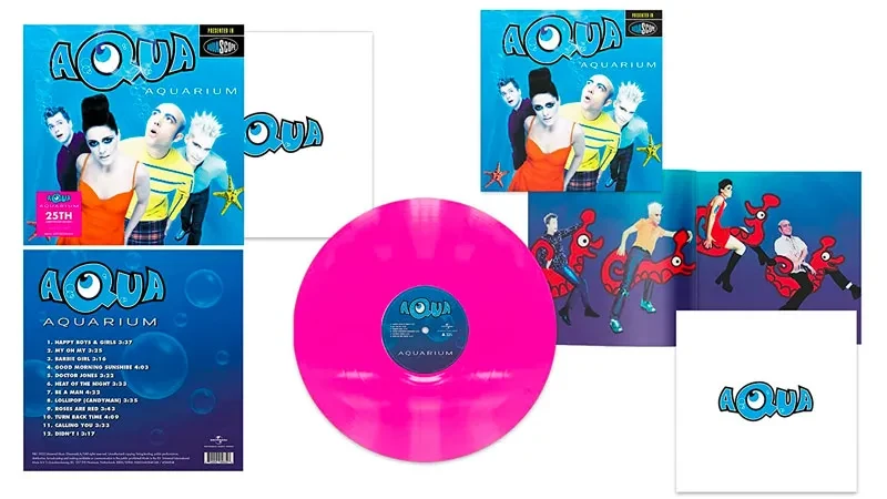 Aqua — Aquarium 1997/2022 (4584834, Ltd, Pink) Universal/EU Mint Вінілова платівка (art.244752), фото 1